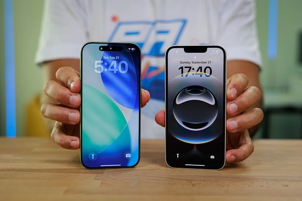 So sánh iPhone 17 và iPhone 16e qua màn hình