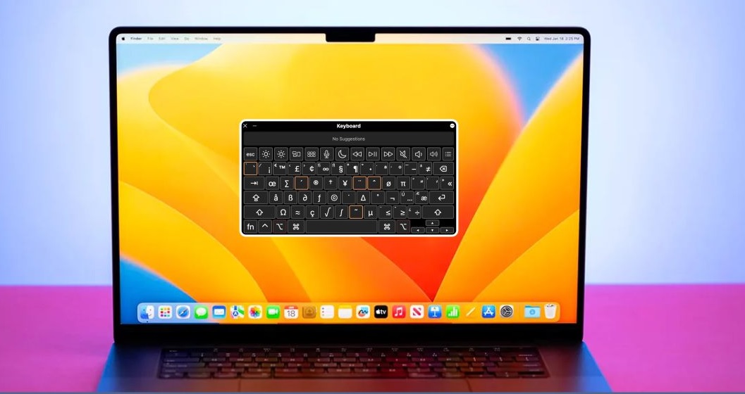 Những tính năng hữu ích của bàn phím ảo MacBook