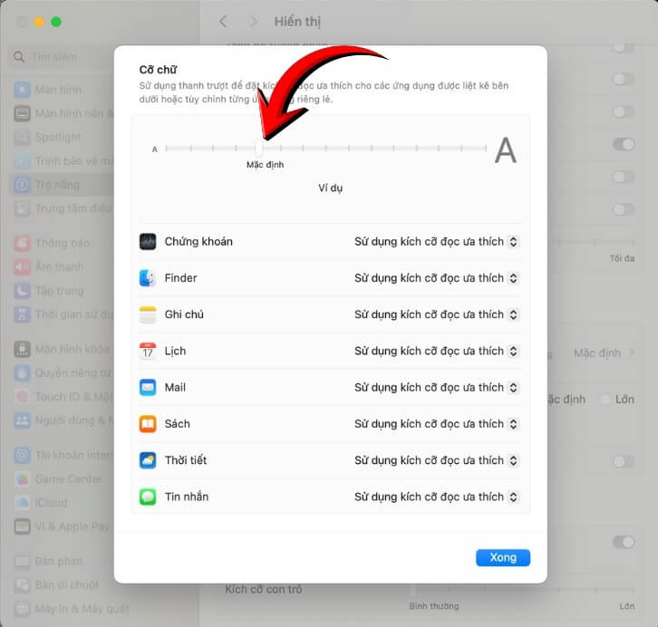Cách chỉnh cỡ chữ trên MacBook đơn giản dễ nhìn