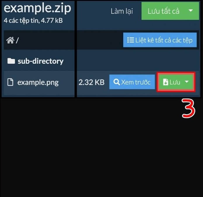 giải nén file RAR trên MacBook bằng ezyZip online