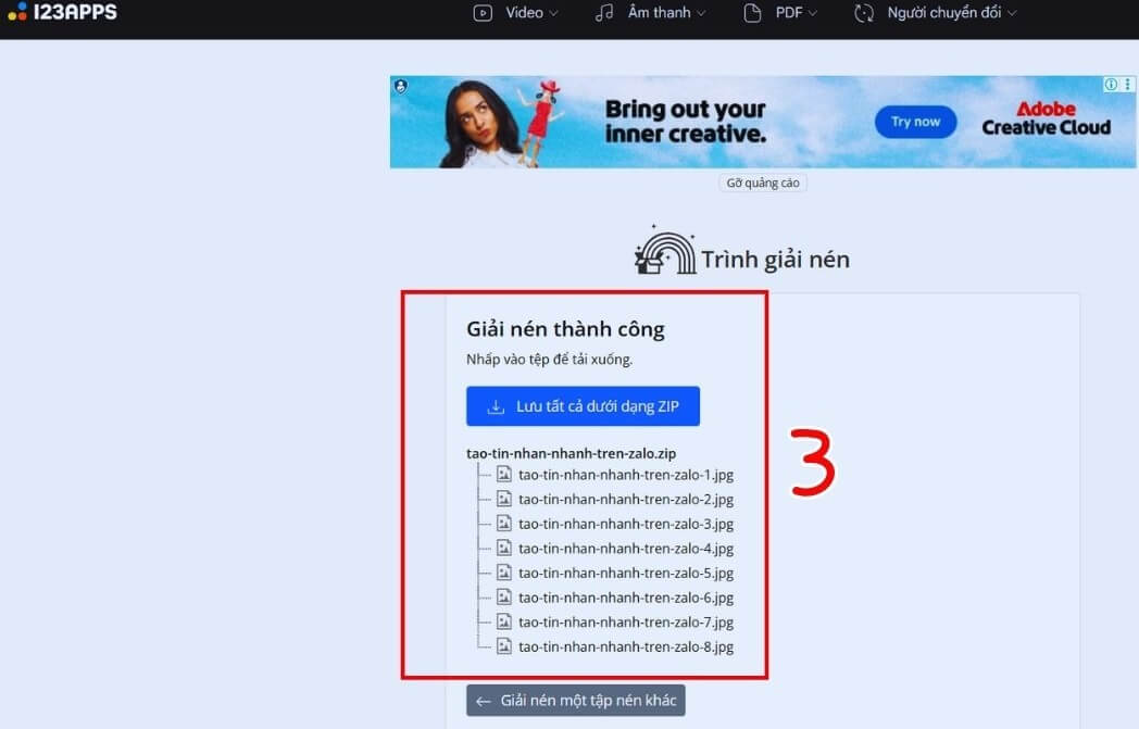 giải nén file RAR trên MacBook bằng Extract.me