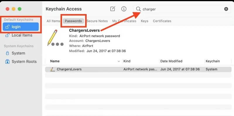 Cách tìm và lấy mật khẩu Wifi trên Macbook