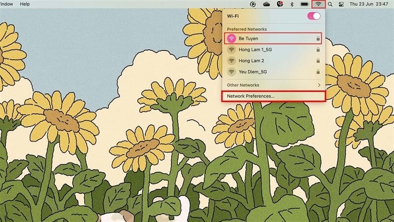 Ưu tiên mạng WiFi mong muốn trên Macbook
