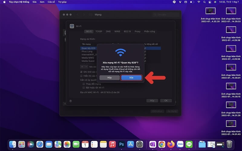 Ưu điểm khi xóa mạng wifi trên Macbook