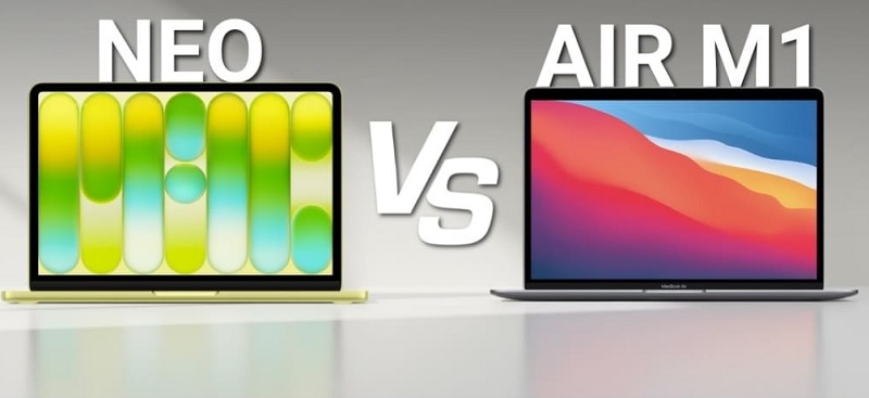 So sánh MacBook Neo và MacBook Air M1 qua thiết kế khác biệt