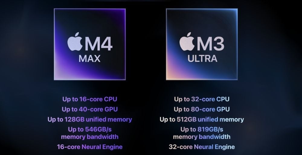 Apple M4 Max và M3 Ultra