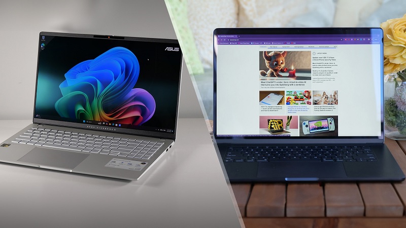 Asus Vivobook S 15 và MacBook Air M3