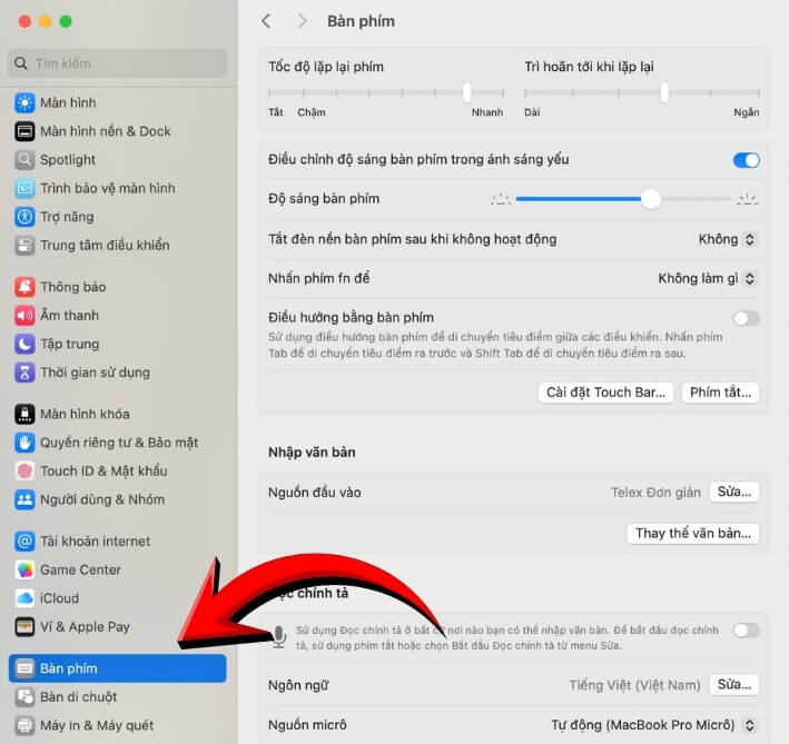 Bật biểu tượng trên thanh Menu trên macbook