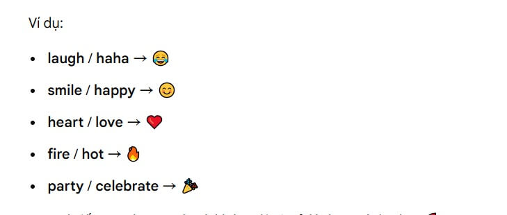 Chèn emoji khi gõ văn bản trên macbook cũ