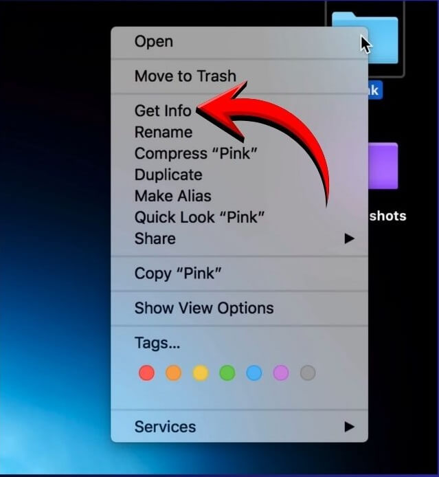 Cách đặt màu và icon cho folder trên MacBook