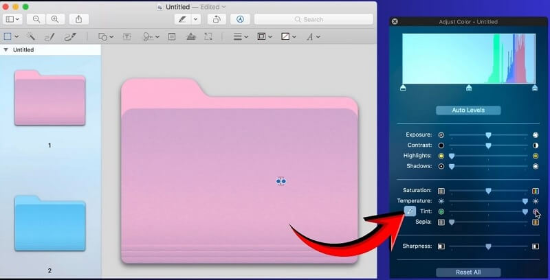 Cách đặt màu và icon cho folder trên MacBook