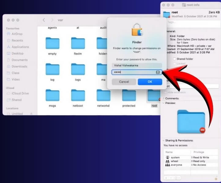 Khắc phục một số lỗi khi tạo folder trên Macbook