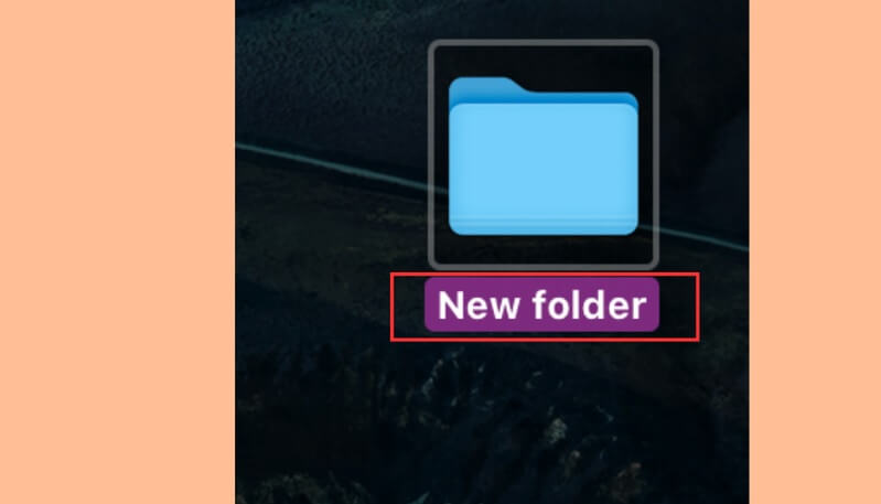 Tạo folder từ menu cửa sổ macOS