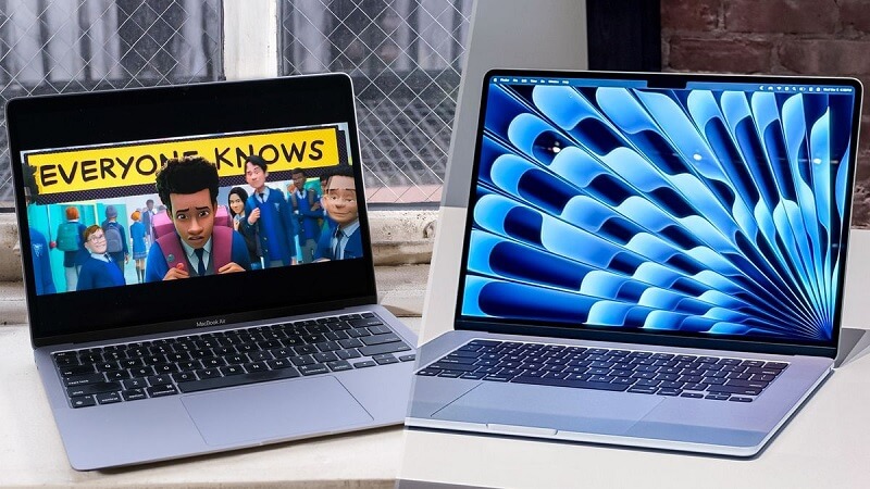 So sánh MacBook Air M1 và MacBook Air M4 qua thiết kế
