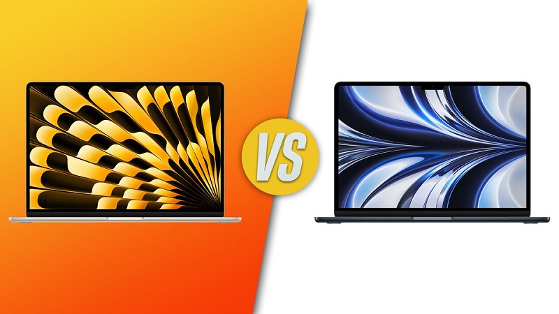 So sánh MacBook Air M2 và MacBook Air M4 qua thiết kế và màu sắc