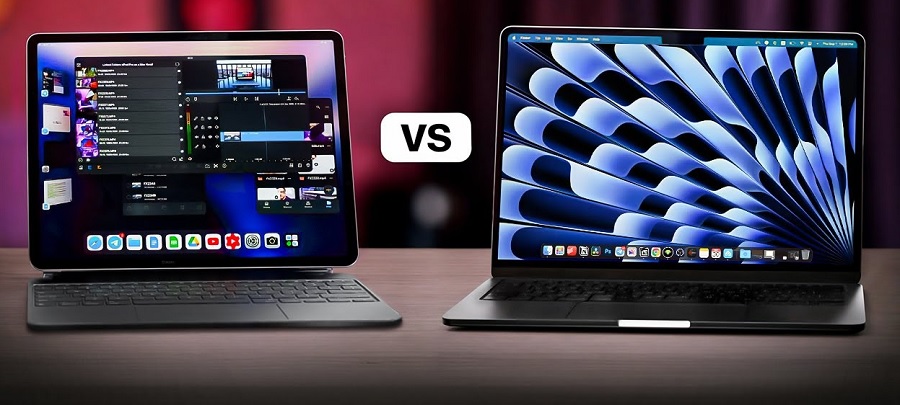 So sánh MacBook Air M3 và iPad Pro M4 qua màn hình và kích thước