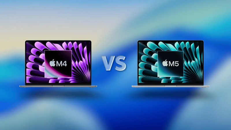So sánh MacBook Air M5 và MacBook Air M4 qua chip và cấu hình