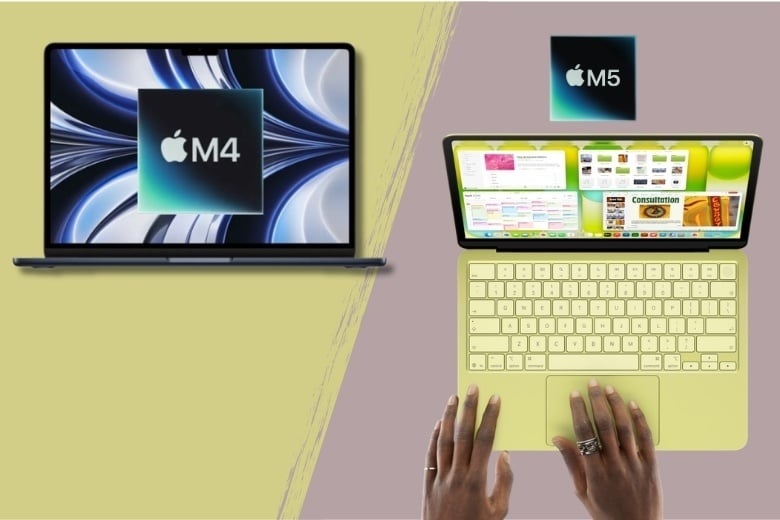 So sánh MacBook Air M5 và MacBook Air M4 qua màn hình và Camera