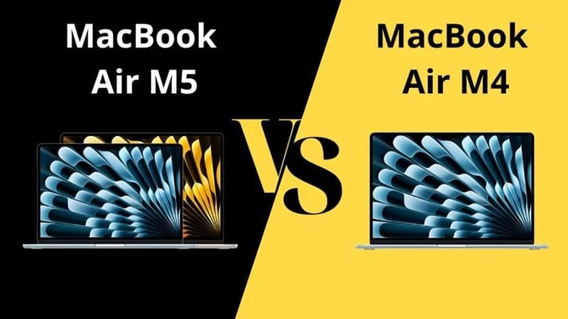 Có nên nâng cấp Macbook Air M4 sang Macbook Air M5 không?