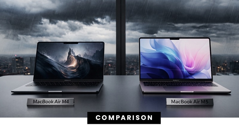 MacBook Air M5 và MacBook Air M4
