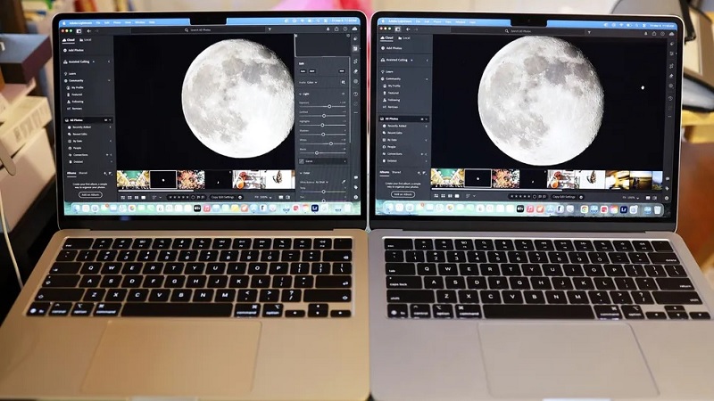 So sánh MacBook Air M5 và MacBook Pro M5 qua màn hình