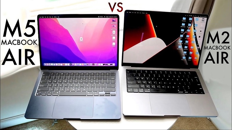 MacBook Air M5 vs MacBook Air M2