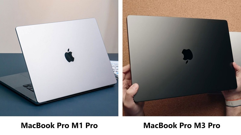 So sánh MacBook Pro M3 và MacBook Pro M1 qua thiết kế