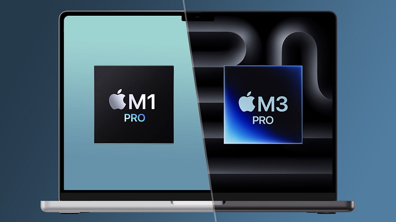 So sánh MacBook Pro M3 và MacBook Pro M1
