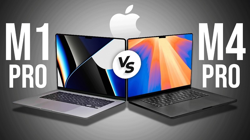Macbook Pro M4 và Macbook Pro M1
