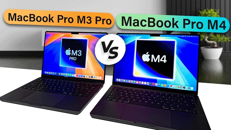 MacBook Pro M4 và MacBook Pro M3