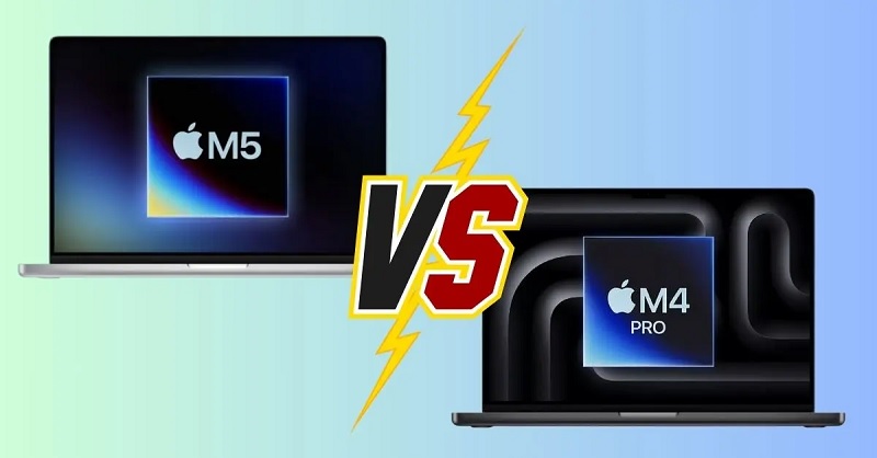 So sánh MacBook Pro M5 và MacBook Pro M4 qua hiệu năng