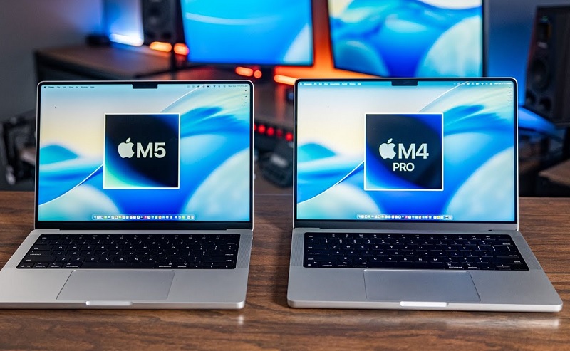So sánh MacBook Pro M5 và MacBook Pro M4 qua pin và thời gian sử dụng
