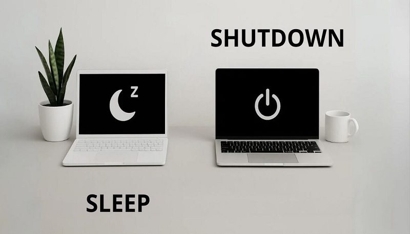 Sleep hay shutdown Macbook khi không sử dụng?