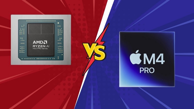 Ryzen AI Max Pro và Apple M4 Pro