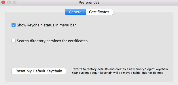 Sử dụng Keychain Access trên Macbook