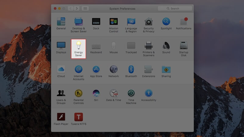 Hẹn giờ tắt máy trên macOS 