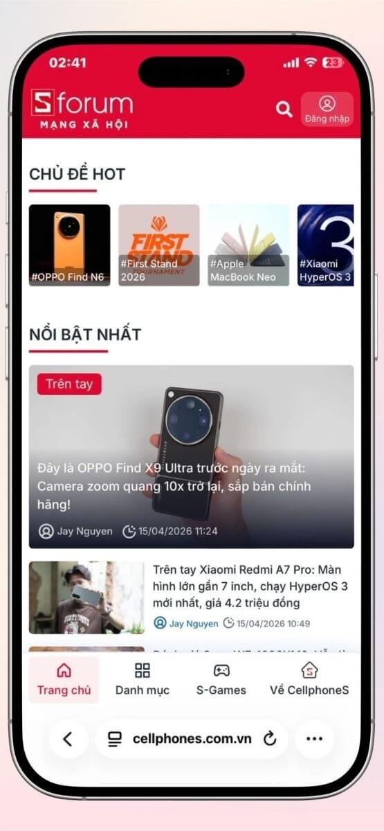 Cách kích hoạt 120Hz trên trình duyệt Safari trên iPhone