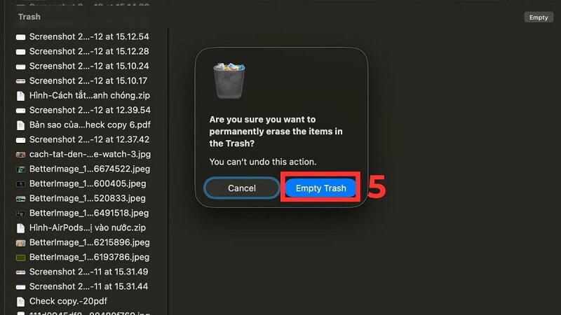 Xoá ứng dụng trên MacBook bằng Finder