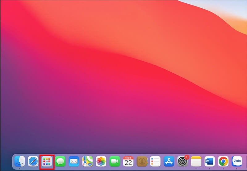 Xoá ứng dụng trên MacBook từ App Store bằng Launchpad