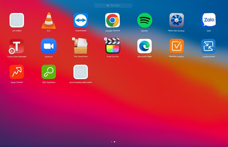 Xoá ứng dụng trên MacBook từ App Store bằng Launchpad