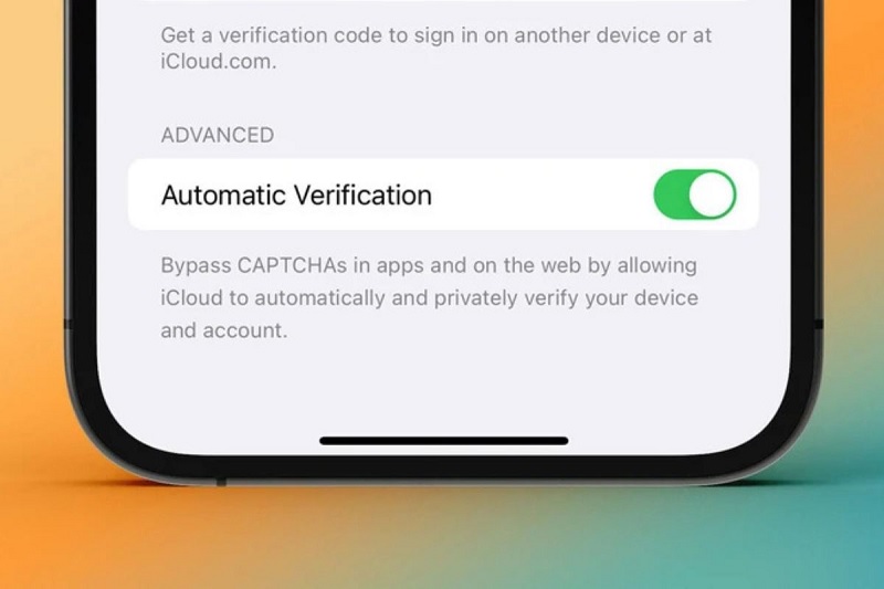Apple có hỗ trợ tắt mã CAPTCHA không?