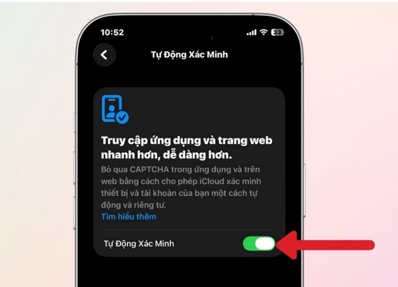 Cách tắt hẳn mã CAPTCHA trên iPhone
