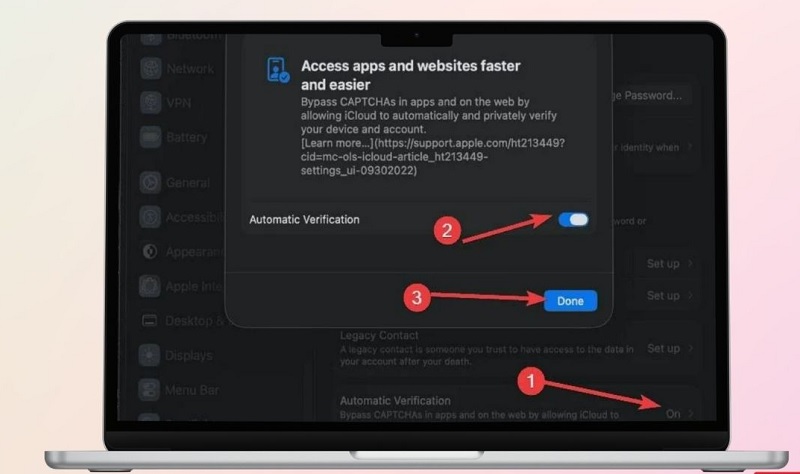 Cách tắt hẳn mã CAPTCHA trên Macbook