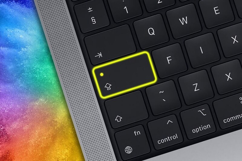 Sửa lỗi MacBook không nhập được mật khẩu bằng cách Kiểm tra xem Caps Lock đang bật