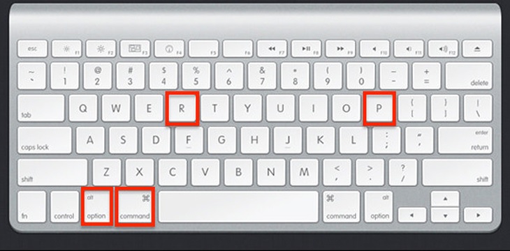 Reset lại NVRAM macbook