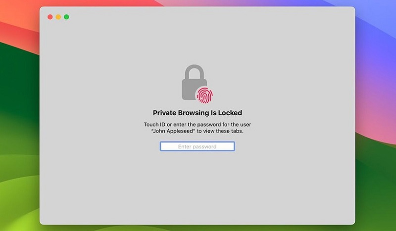 Tính năng mới cập nhật trên MacOS Sonoma như quyền riêng tư và bảo mật