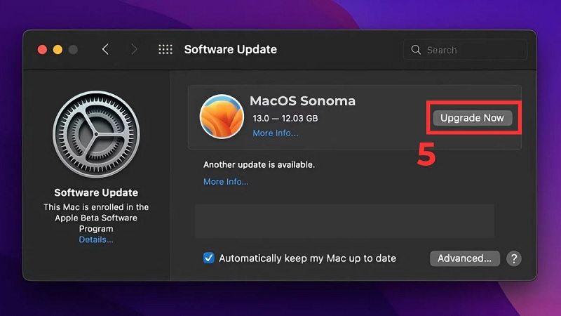 Cách cài đặt macOS Sonoma mượt mà