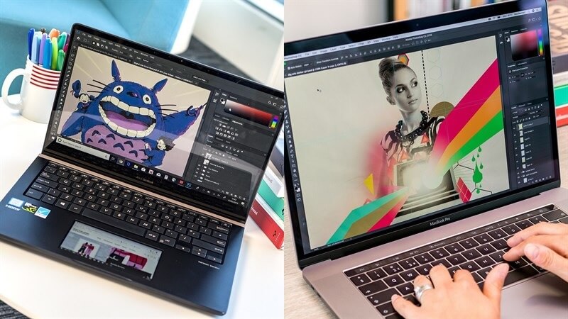 Người làm đồ họa 3D hoặc kỹ thuật nên mua Macbook hay Laptop Gaming?