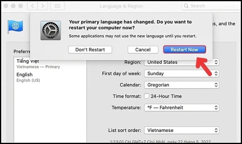 Cách thêm ngôn ngữ khác vào bàn phím trên Macbook