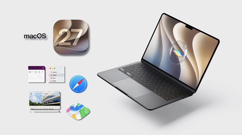 So sánh macOS 27 Golden Gate và macOS 26 Tahoe qua Siri AI thông minh hơn